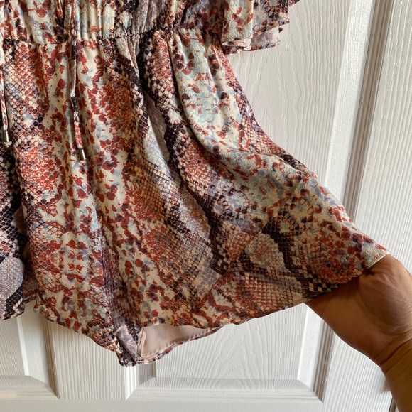 Lovers + Friends Python Print Romper Size: XS - Picture 7 of 11